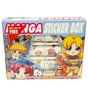 2005‎ Antarctic Press Japanese MANGA Comic Book Graphic Novel 100 STICKERS BOX